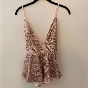 Sequin top